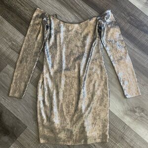 Express sequin mini dress